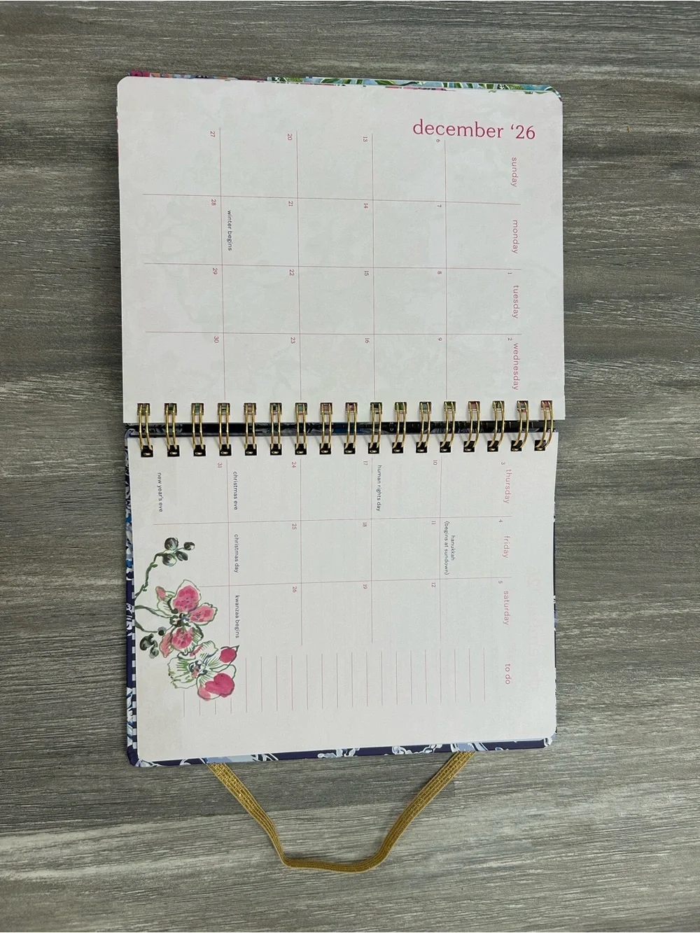 NWT Lilly Pulitzer 17 month agenda 2025 / 2026